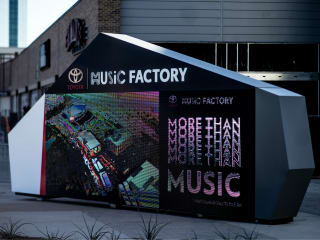 Toyota Music Factory sign