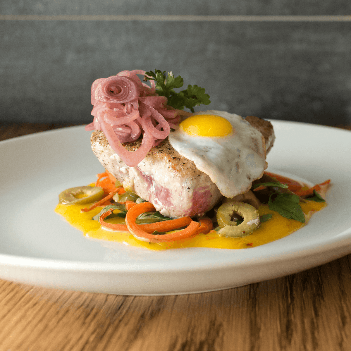 Mour Cafe and Pantry restaurant Austin tuna steak
