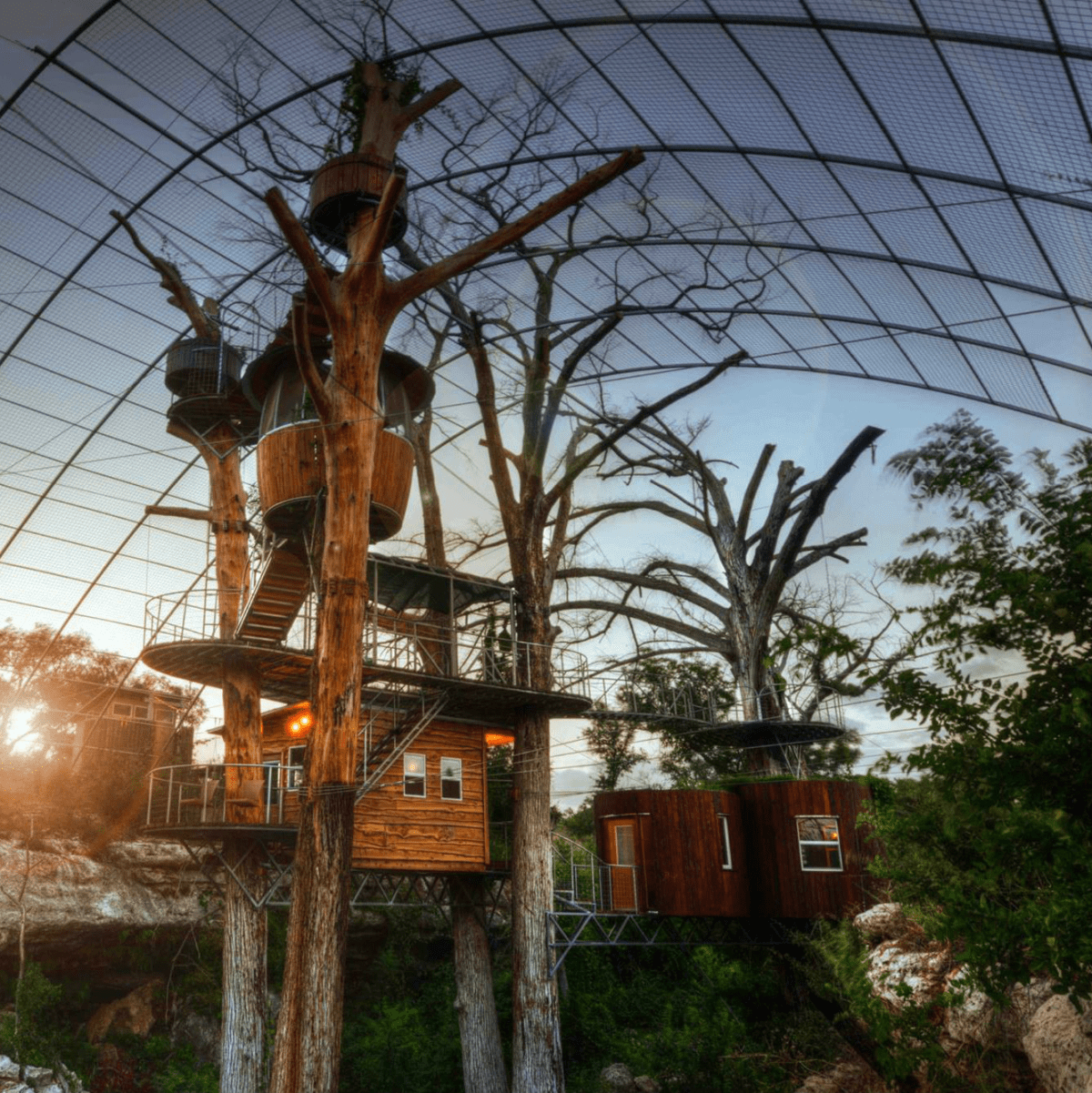 These amazing Texas treehouses take glamping to new heights