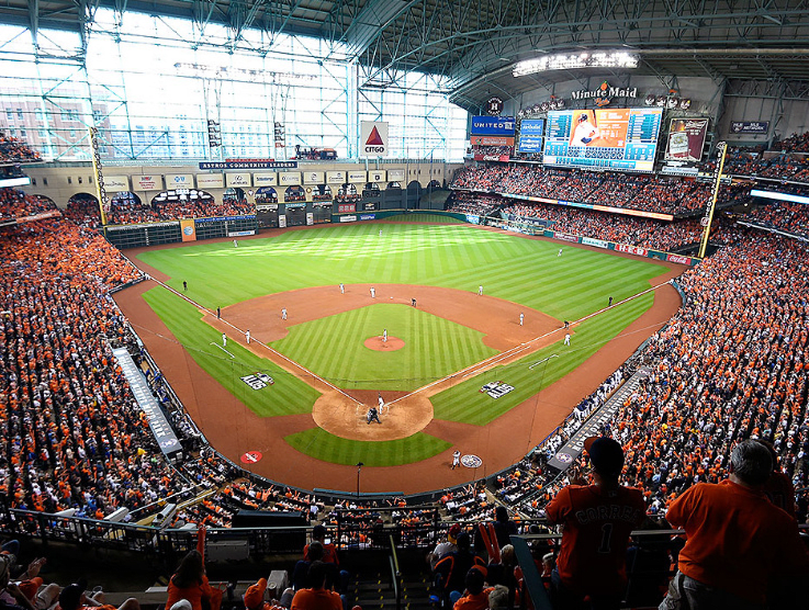 Houston, dollar hot dog night at Houston Astros, minute maid park
