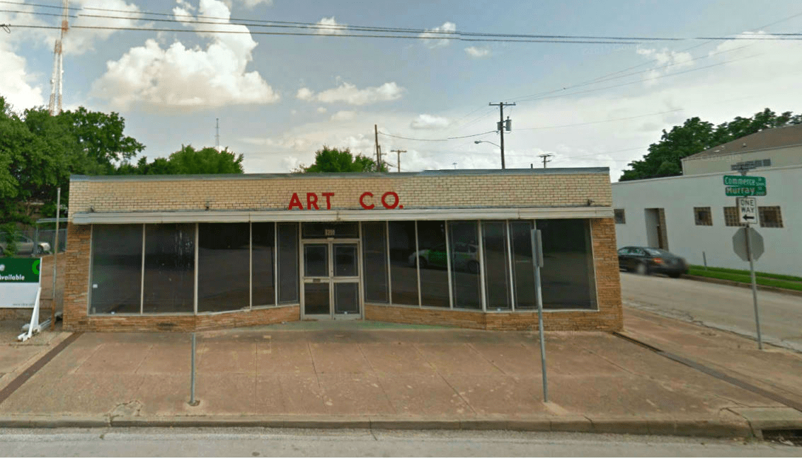 Dallas gallery dreams big in Deep Ellum vintage brick building