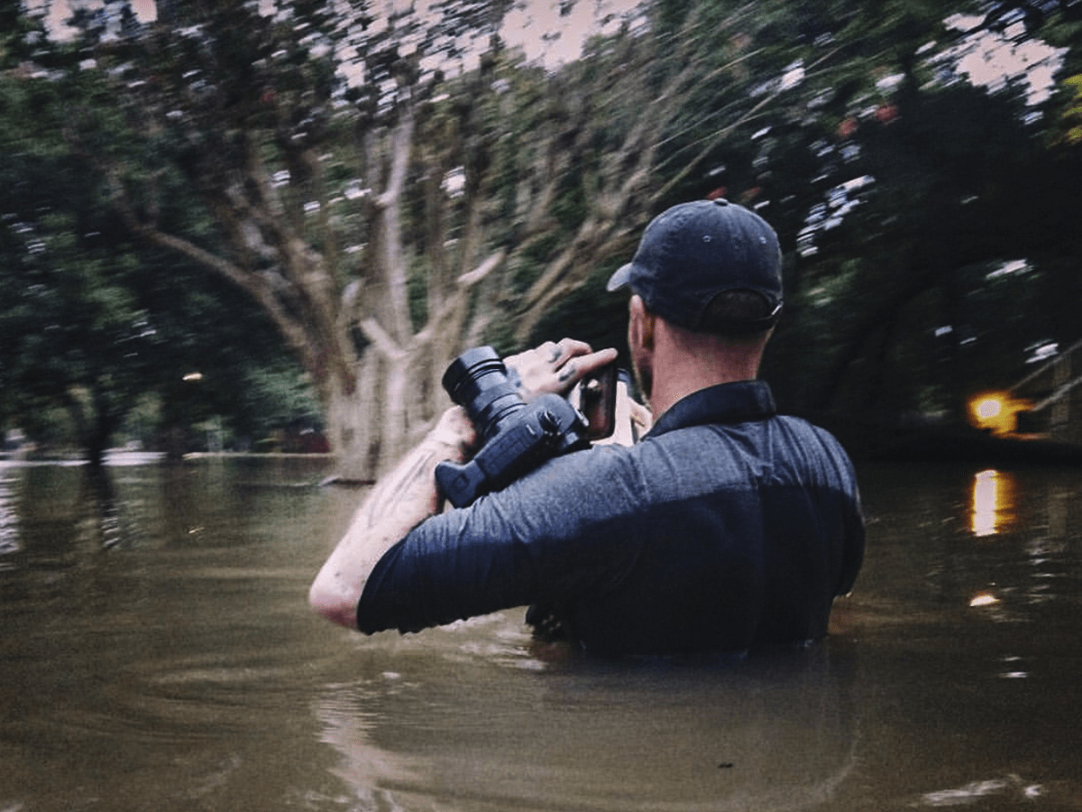 Hurricane Harvey flooding in Houston photo of Dan Henson