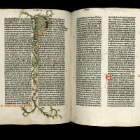 Harry Ransom Center presents From Mainz to Austin: Carl H. Pforzheimer's Gutenberg Bible