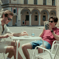 Armie Hammer and Timothée Chalamet in Call Me By Your Name