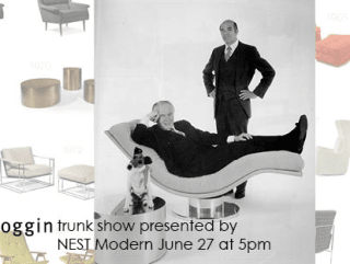 Thayer Coggin's traveling furniture roadshow at NEST Modern