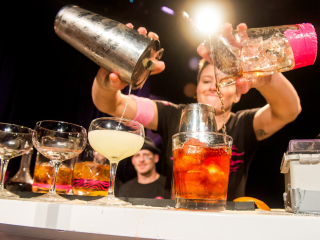 Speed Rack bartending contest