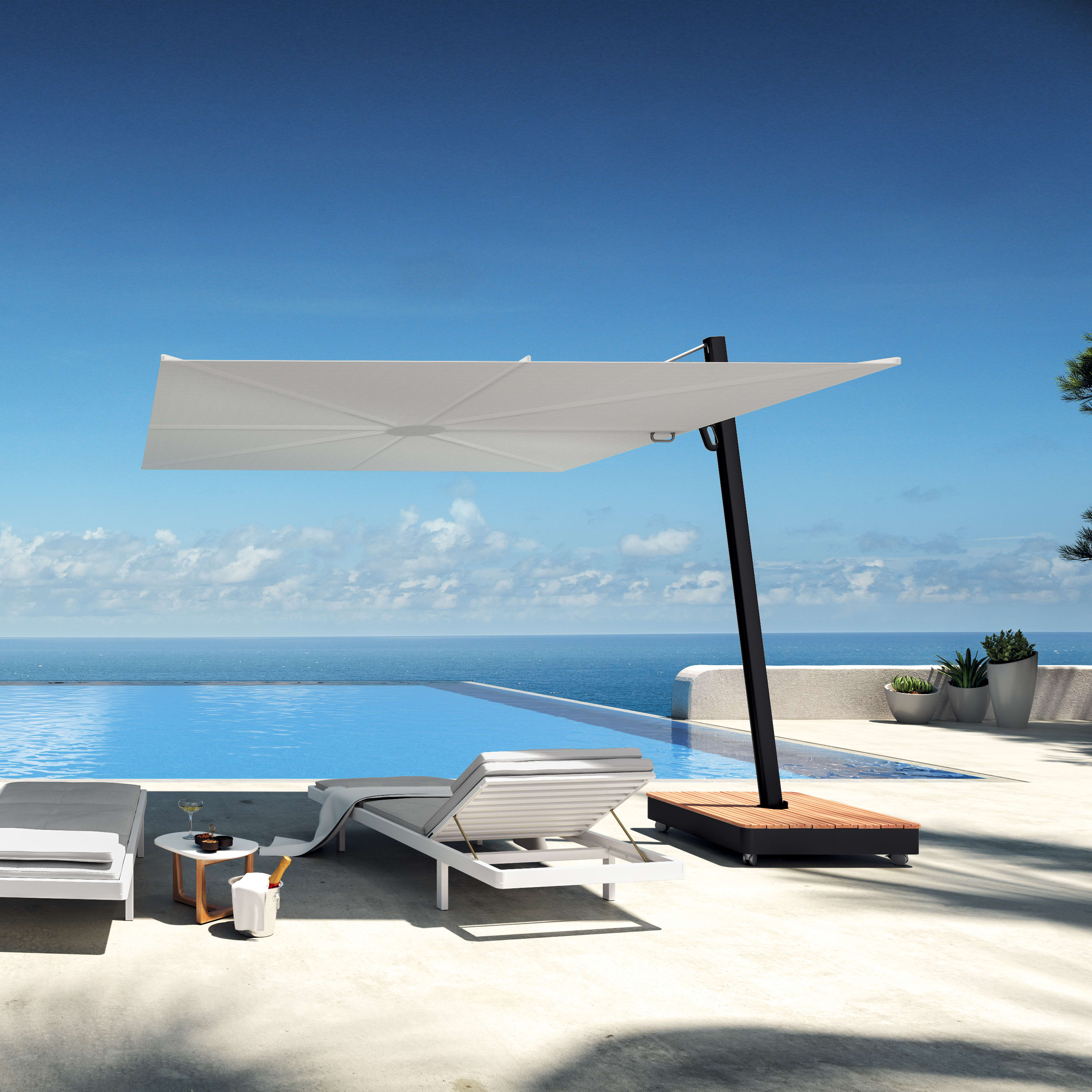 美品　ウノア unoa 【Rainy Garden】Pique design Umbrosa Versa PX | A completely customizable modern patio