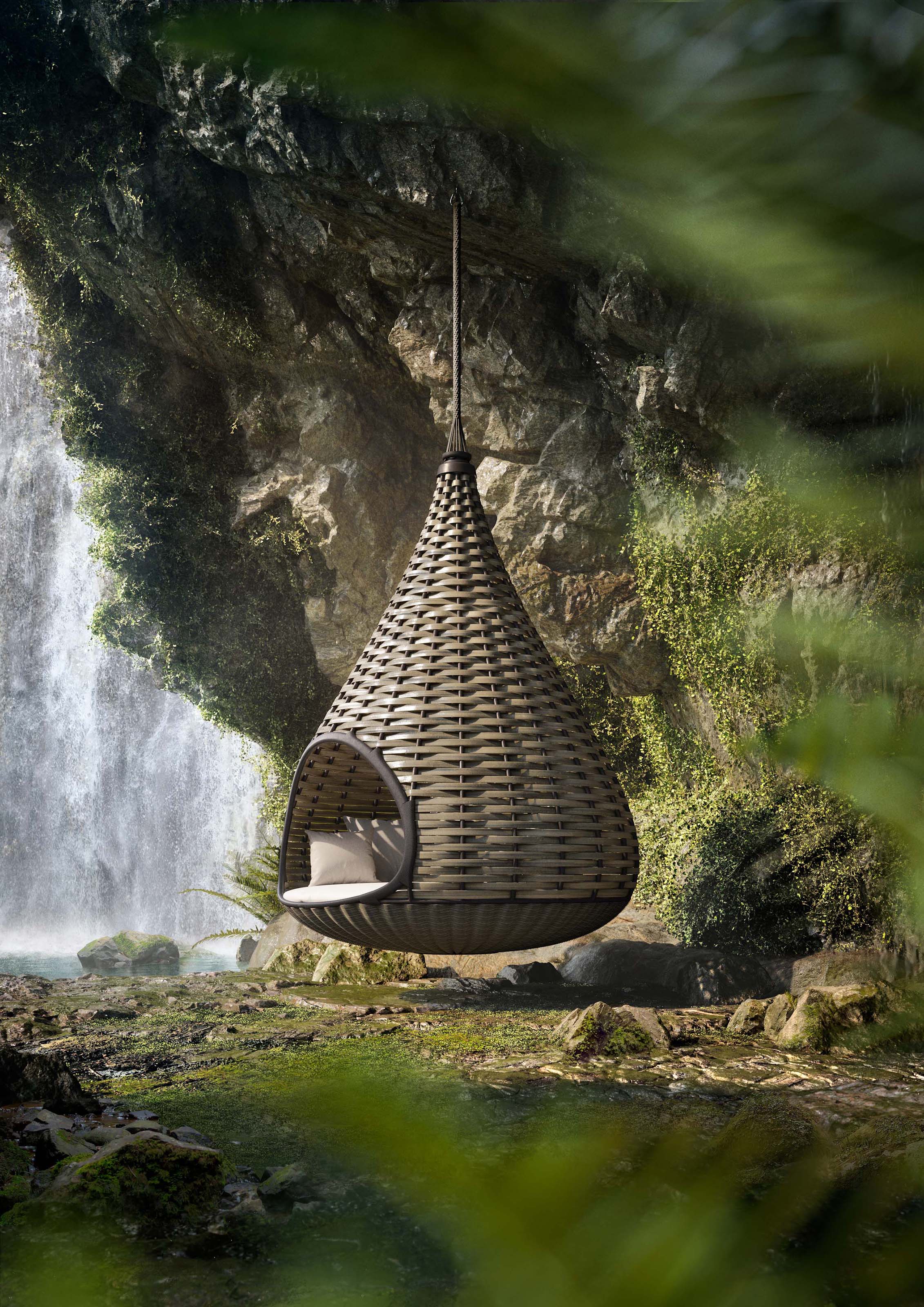 DEDON NESTREST Hanging Sofa CurranOUTDOOR