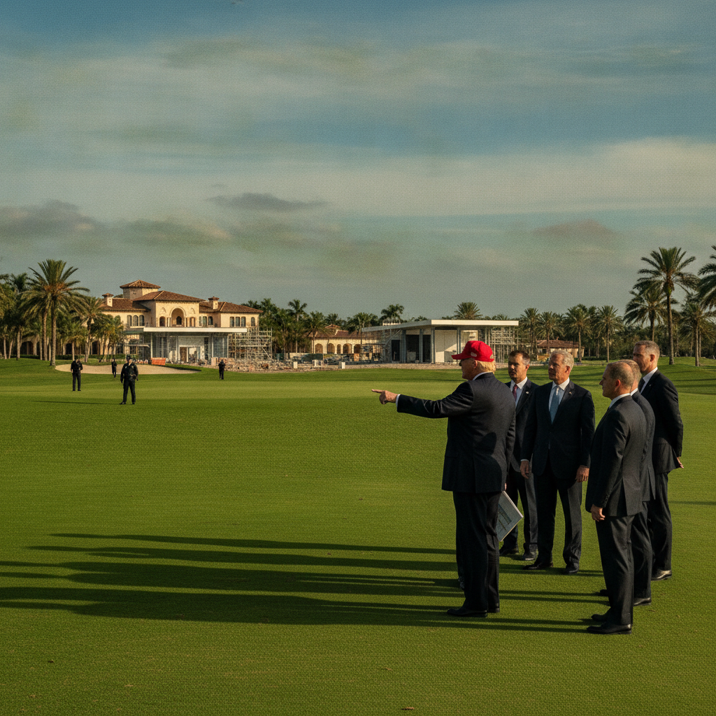 Trump wants a new Camp David retreat at his posh Florida golf club