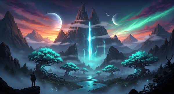 WallPortal-Otherworldly Valley