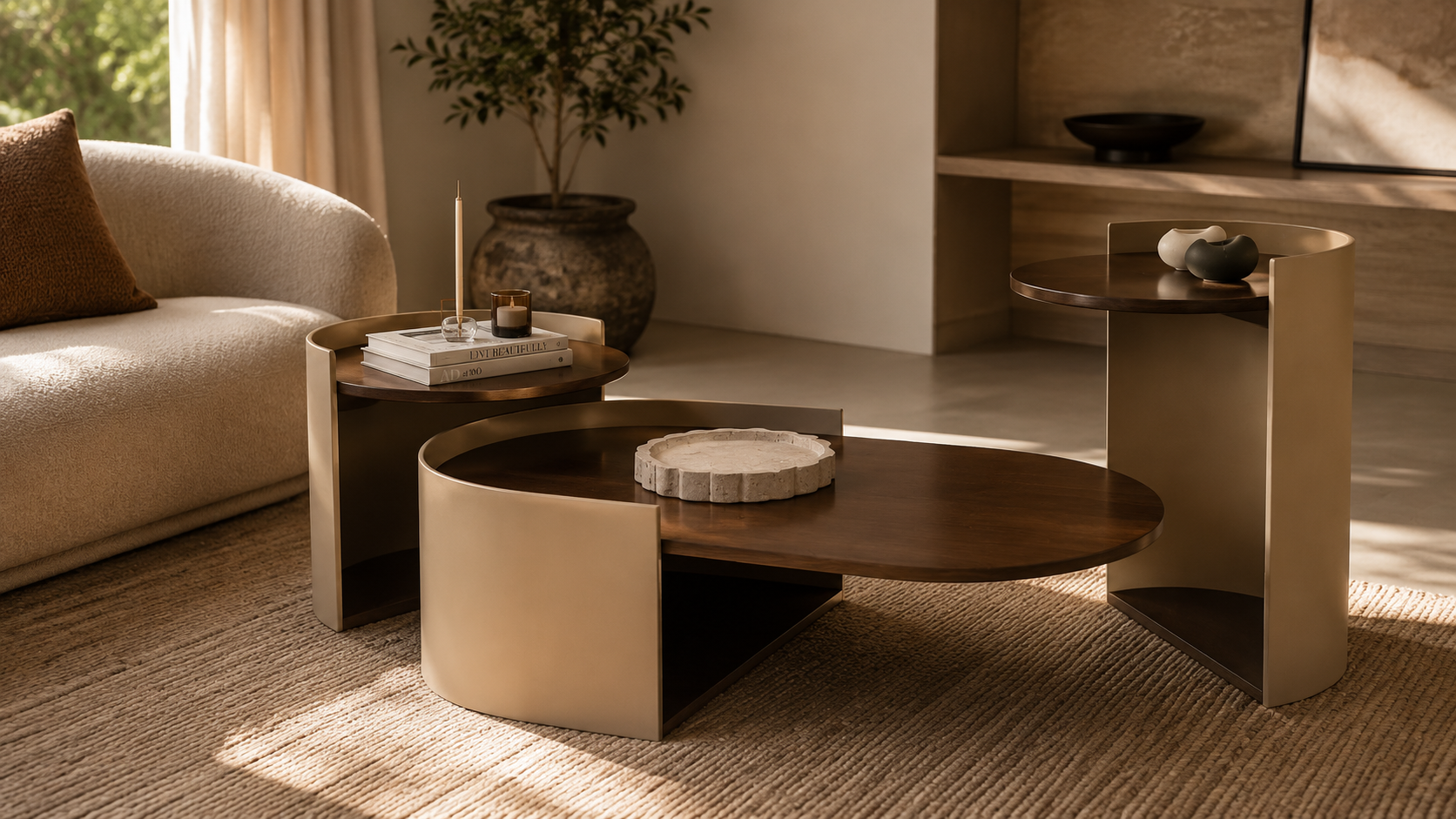 ORVIA Nesting Coffee Tables
