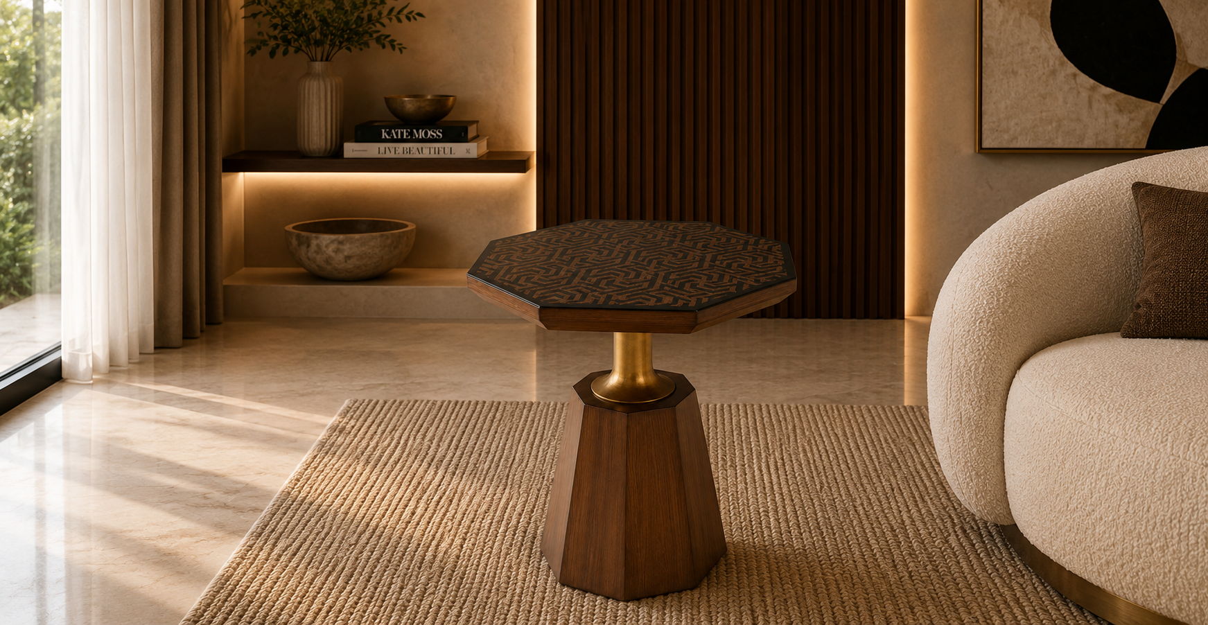 HEXORA Motif Side Table