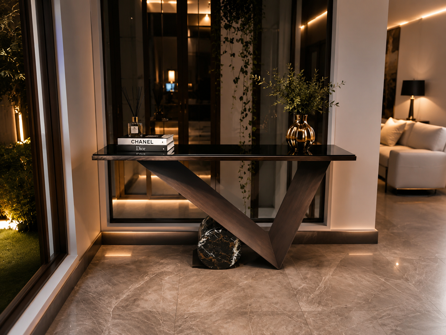 An Entrance Defined by Timeless Luxury.