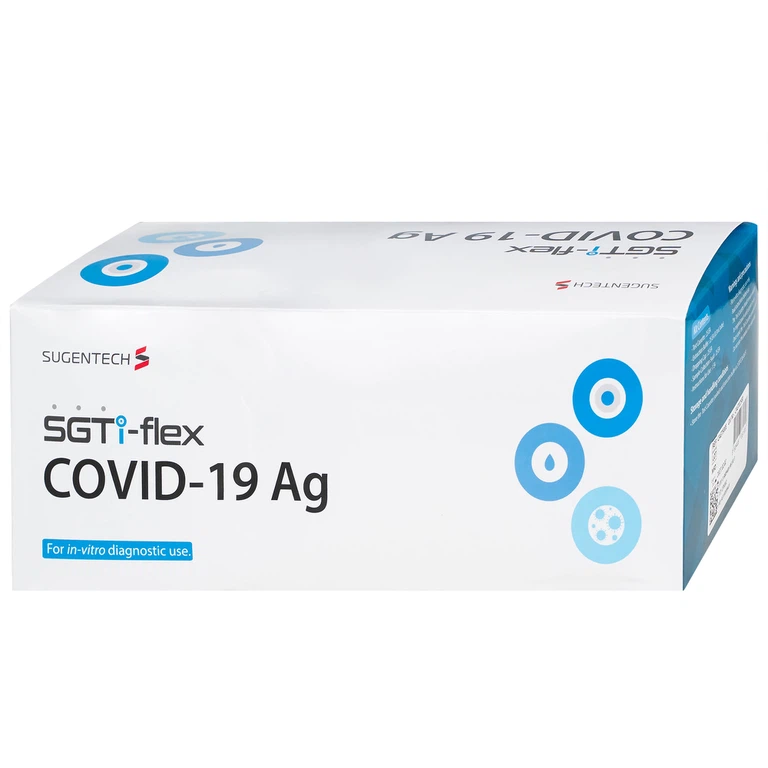Kít test covid SGTi-flex SUGENTECH khay thử xét nghiệm kháng nguyên SAR CoV-2