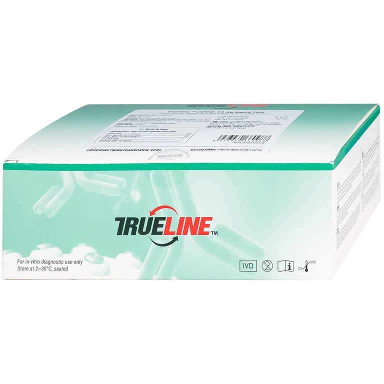 Kít test covid Trueline khay thử xét nghiệm kháng nguyên SAR CoV-2