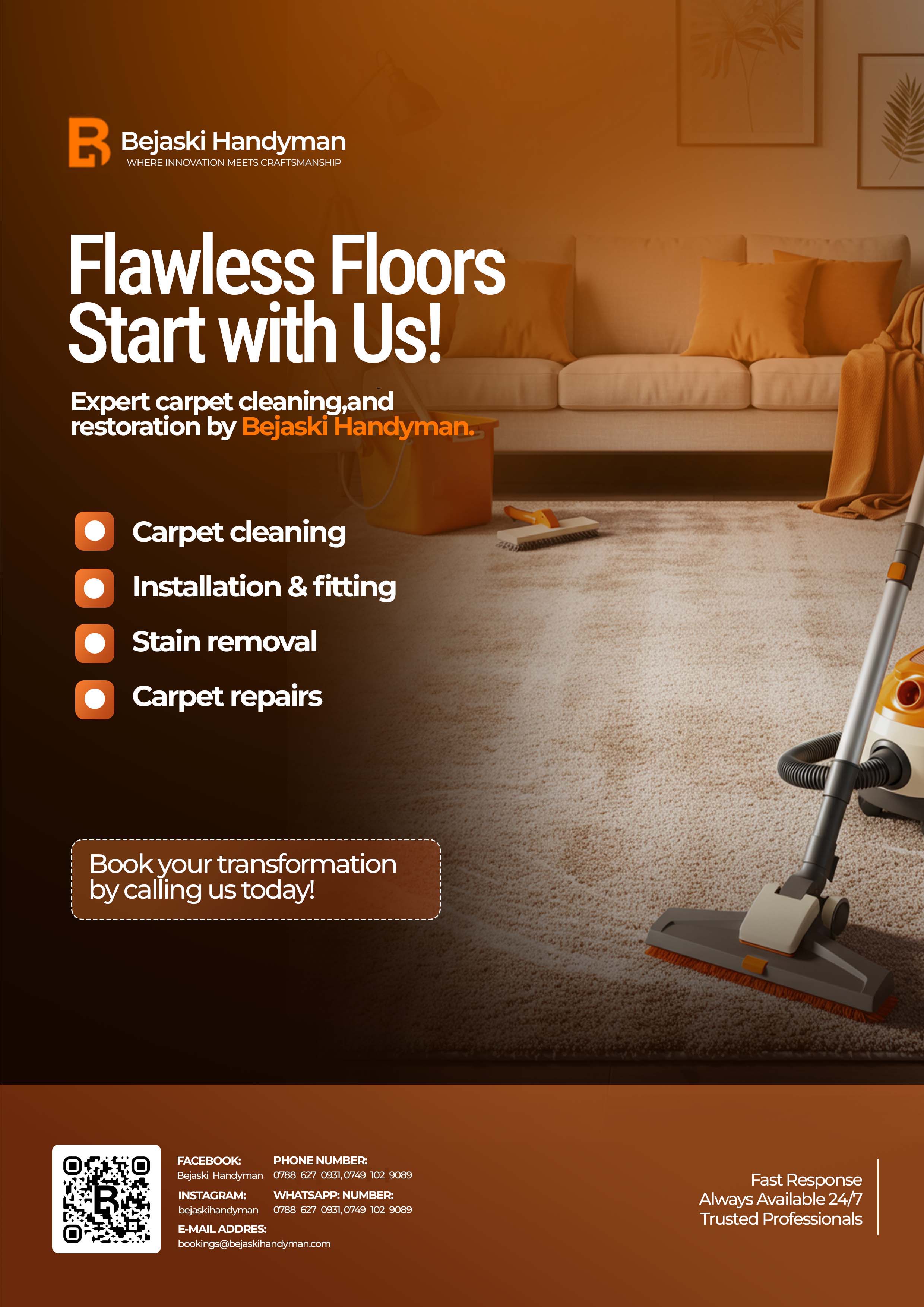 Carpet Cleaning & Repair