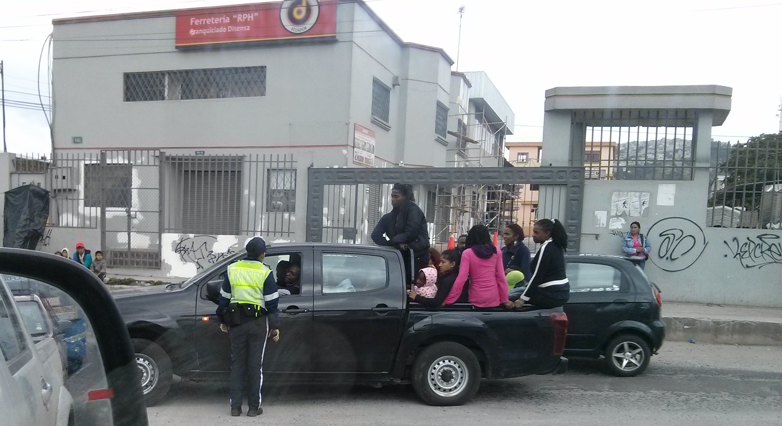 Non c'è limite al numero di persone nei pick-up