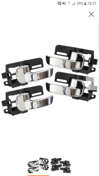 Intérieur chrome 4 pcs. kpl. nissan qashqai