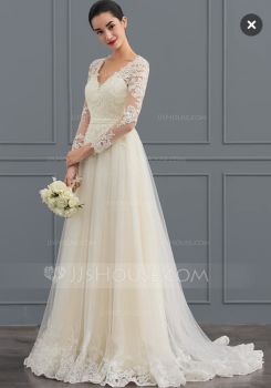 Location robe de mariée en dételle
