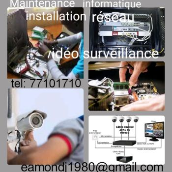 Maintenance informatique, installation réseaux et vidéo surveillance
