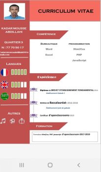 Créateur des CV moderne