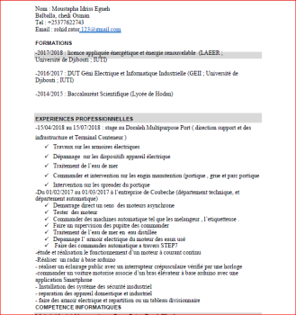 TECHNICIEN ELECTRIQUE