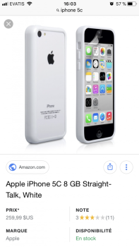 Accessoires iPhone 5c blanc neuf