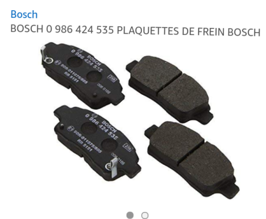 Plaquette de frein daihatsu sirion