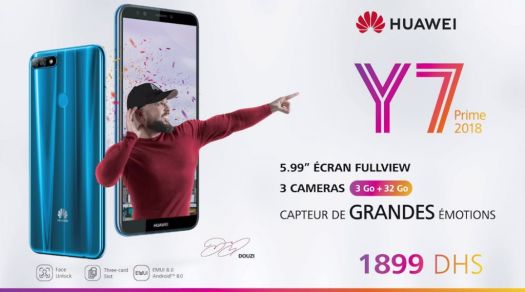 Huawei y7 prime 2018: 32 GB+livraison gratuite