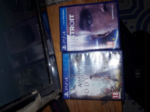 Vente de deux cd ps4
