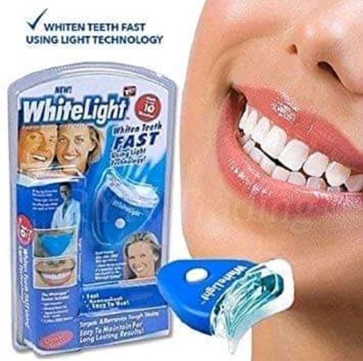 White lights tooth