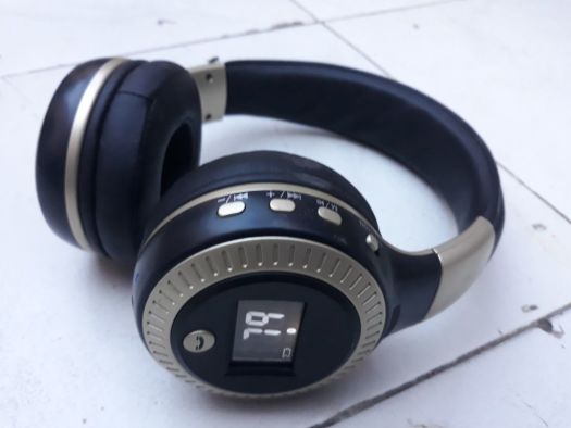 Zealot Casque Bluetooth Audio LCD Bass Stéréo Noir+Or