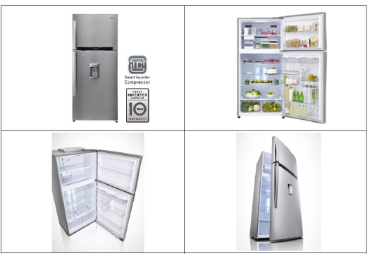 LG 650 Litres Refrigerator, Shiny Steel