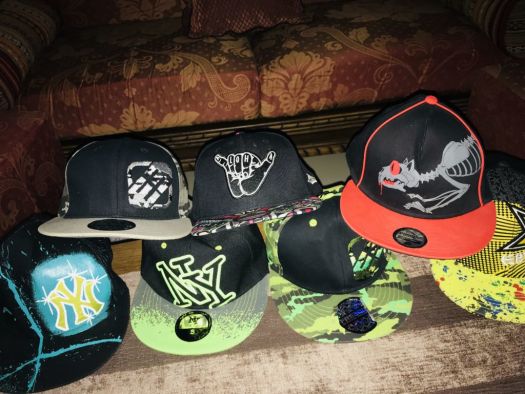 Collection de casquettes