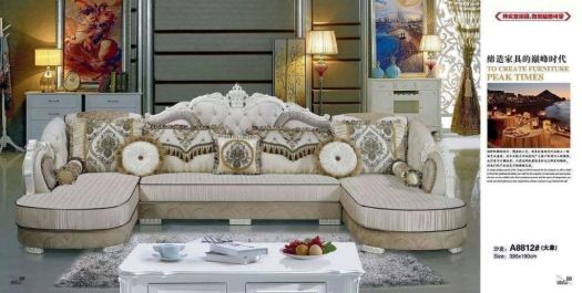 Salon de forme U confortable