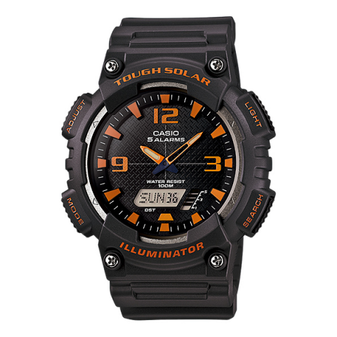 AQ-S810W-8AVDF Black/Orange