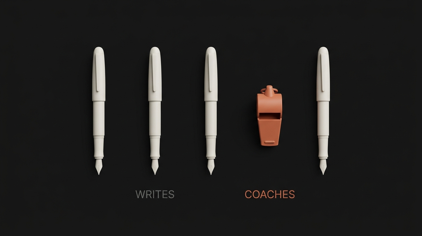 Stop Letting AI Write. Make It Coach You Instead