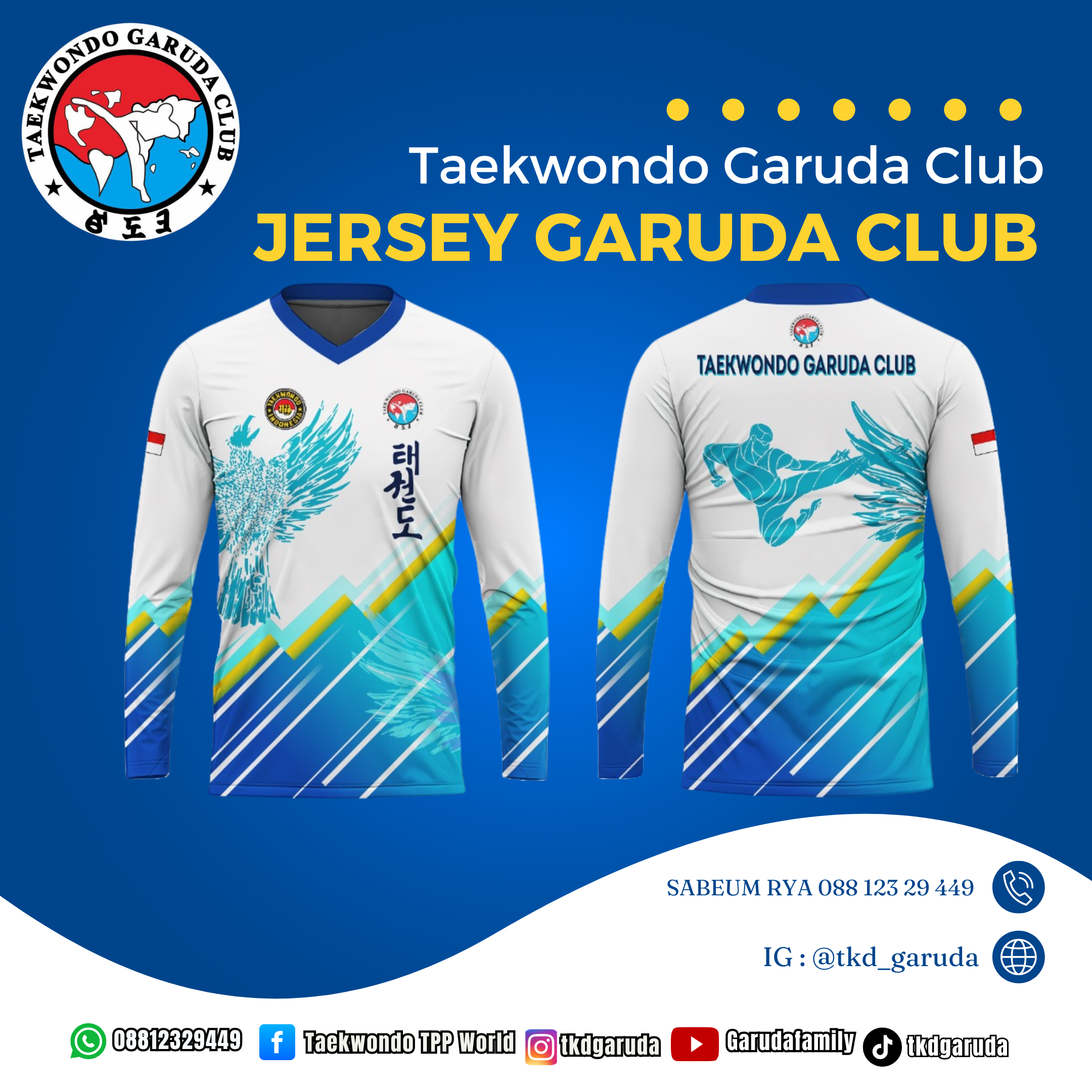 JERSEY LENGAN PANJANG GARUDA CLUB