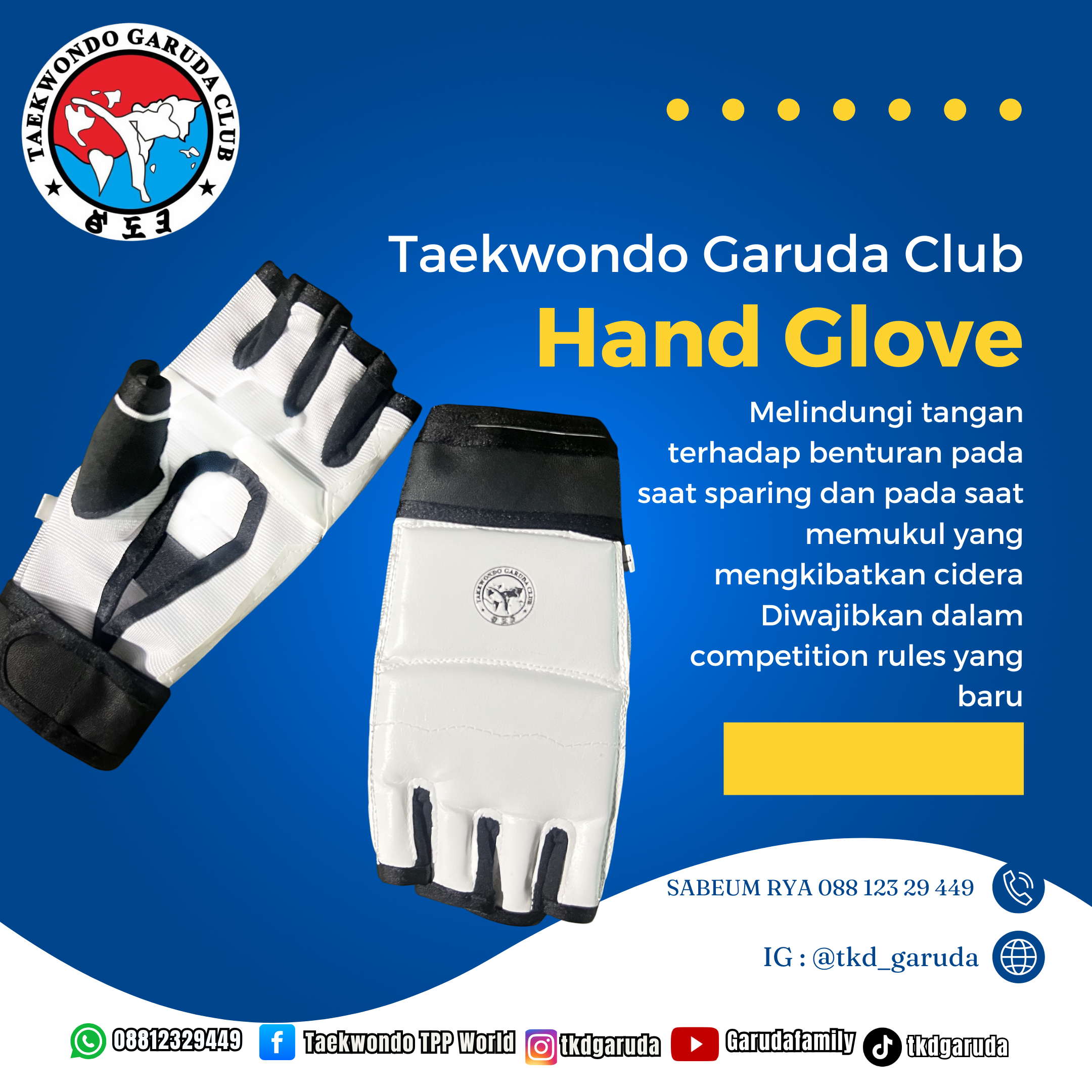 HAND GLOVE GARUDA CLUB