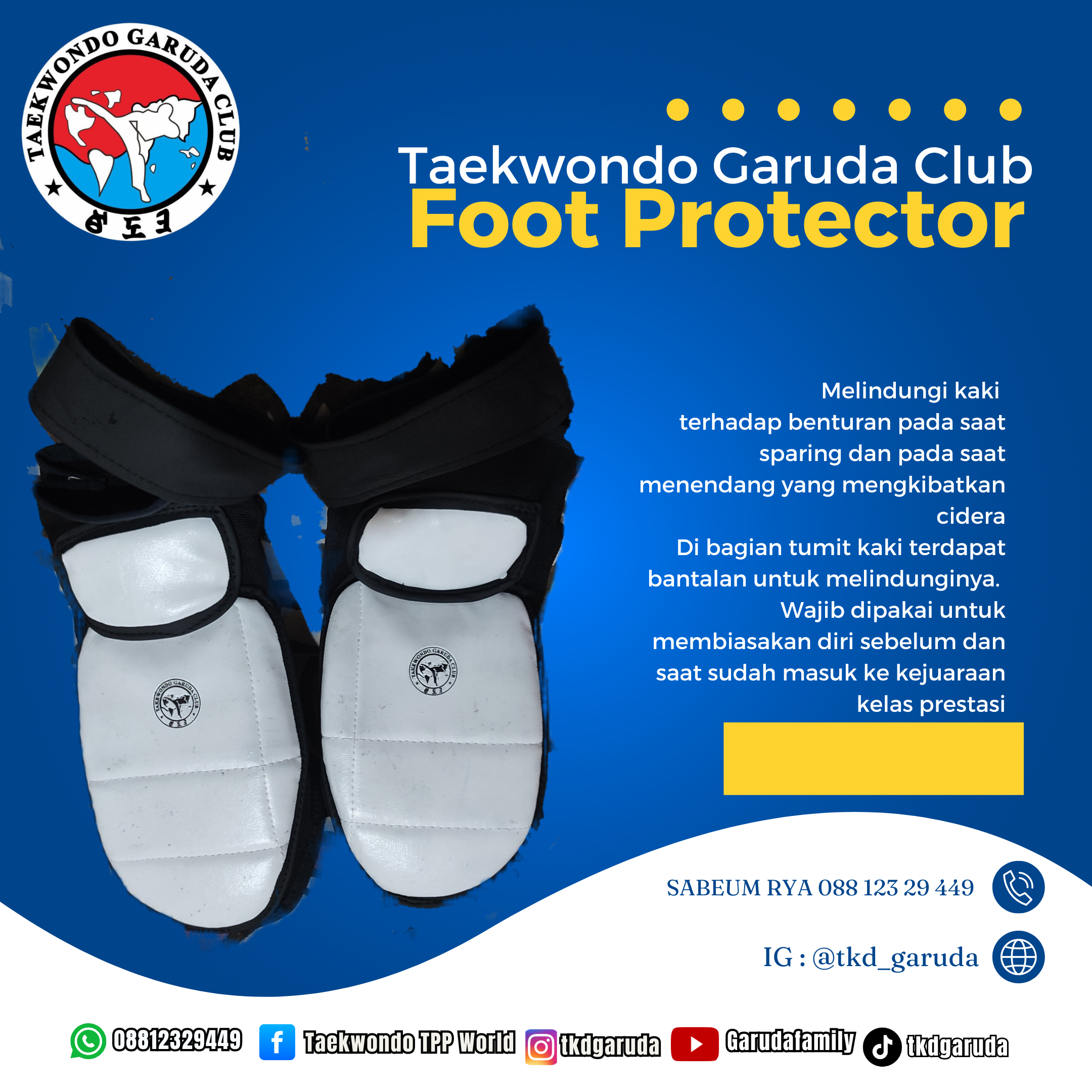 FOOT PROTECTOR GARUDA CLUB