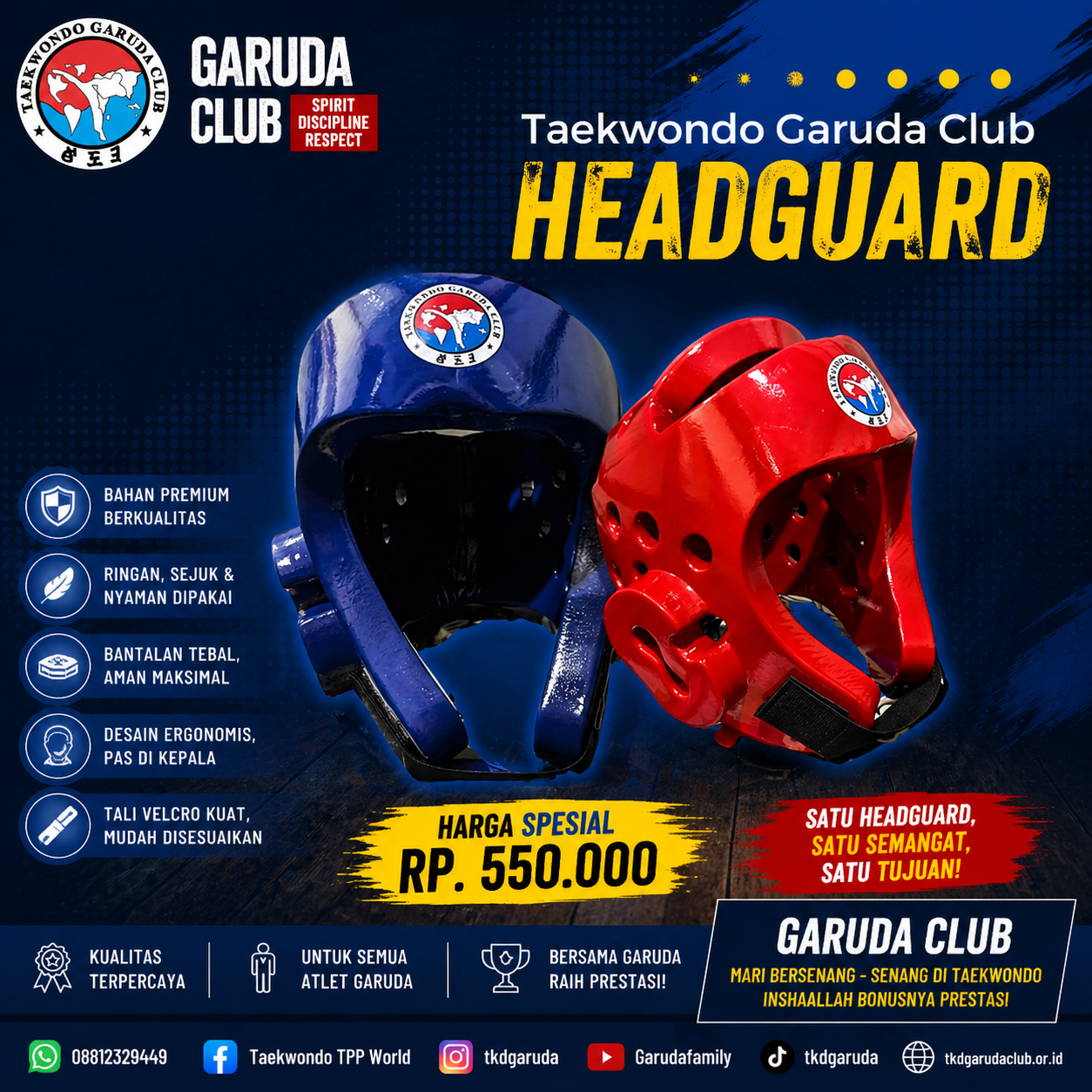 HEADGUARD GARUDA CLUB