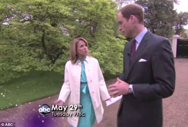 Full view: During the interview, they took a walk in the private gardens of the Palace