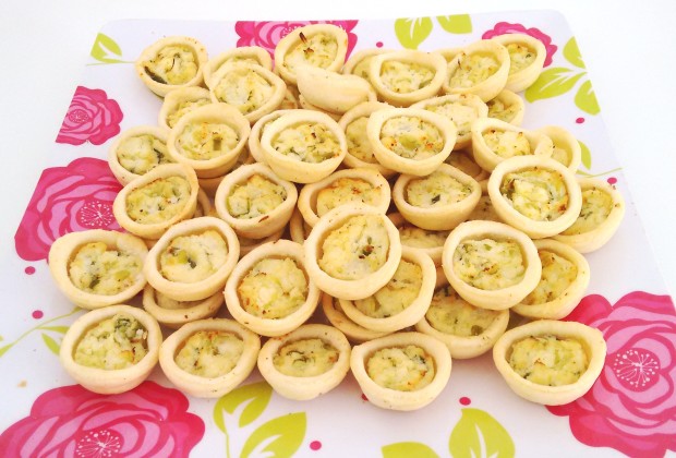 Mini Quiche Alho Poró