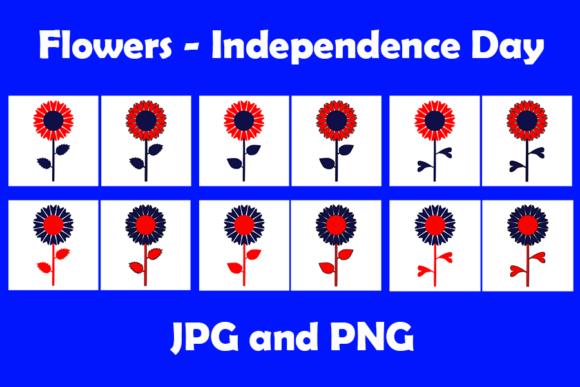 Patriotic Flower Coloring Pages for Independence Day