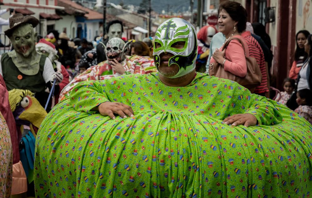 Los Panzones in the Fiesta de la Merced