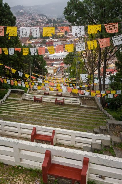 View of the valley where San Cristóbal de las Casas is located.