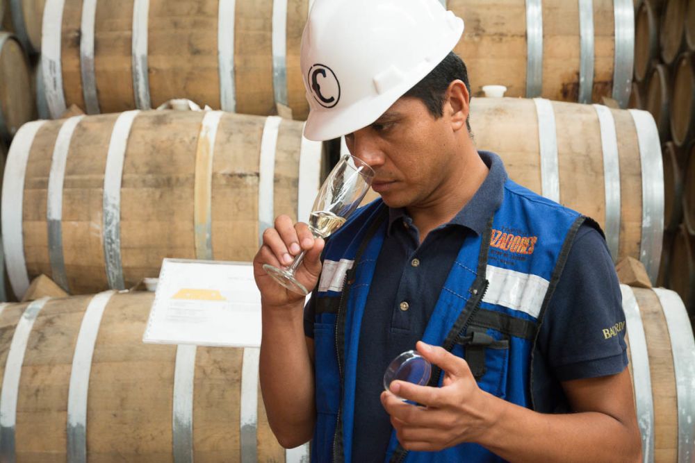 Jesús Rezan, maestro tequilero of Tequila Cazadores in Arandas, Jalisco, Mexico.