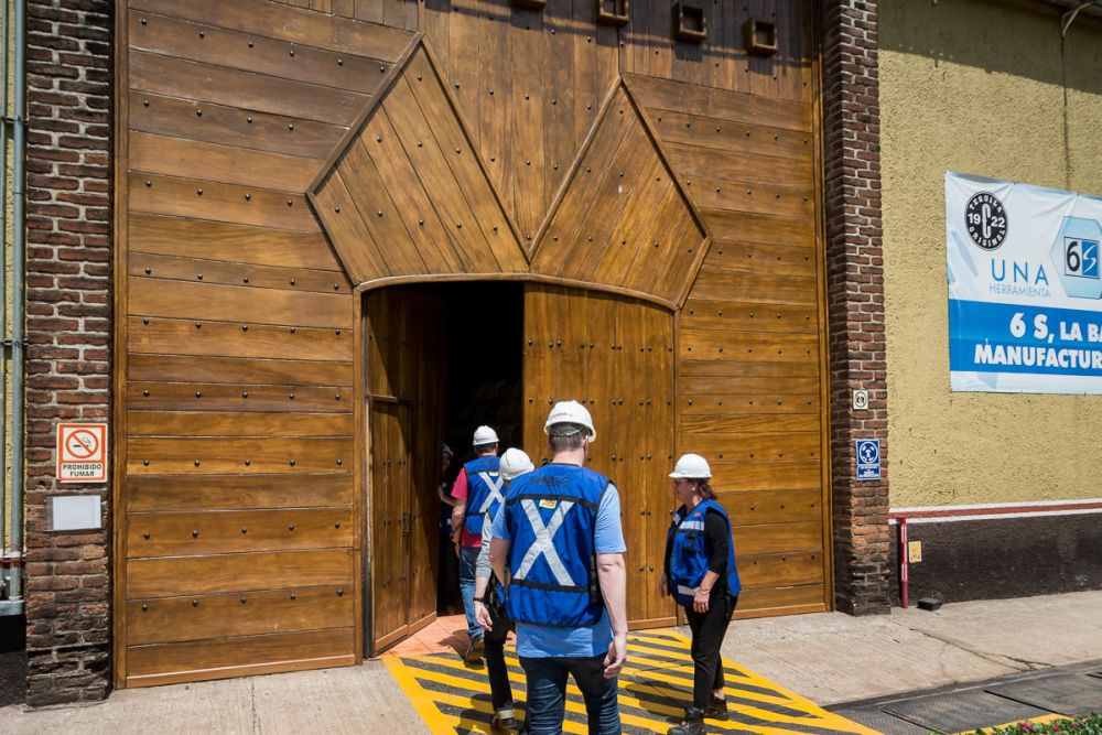 Entering the aging room at Tequila Cazadores distillery in Arrandas, Jalisco, Mexico.