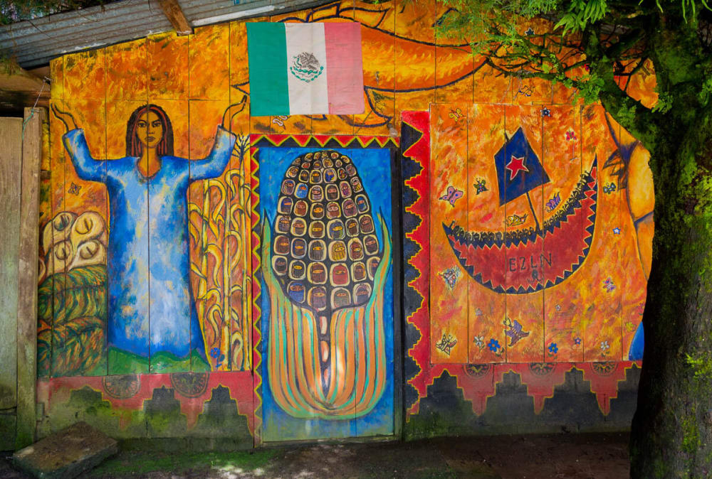 The Revolutionary Zapatista Murals of Oventic, Mexico