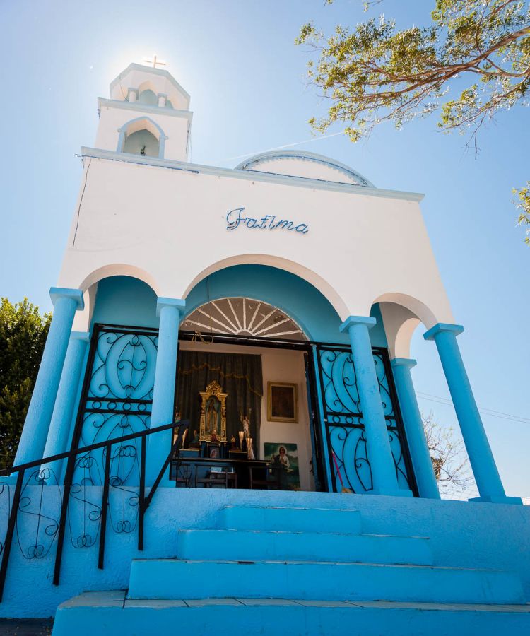 Roadside chapel in Sonora, Mexico.